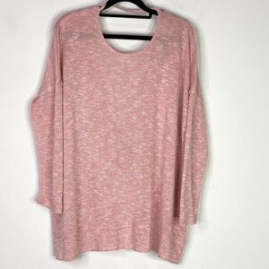 Lulus Hazey Baby Heather Backless Knit Top Women's Size Small